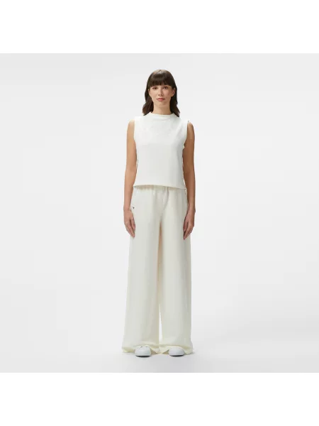 Lacoste штани Relaxed Fit білі