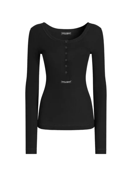 Tricou Dolce & Gabbana lung negru