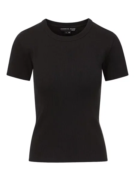 Tricou Veronica Beard cu decolteu rotund negru