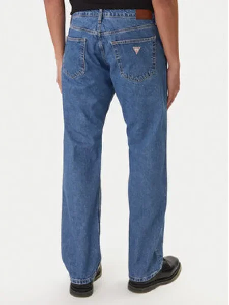 Guess Jeans Džinsai Straight Fit mėlyna