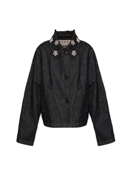 Kurtka jeansowa Marni niebieska