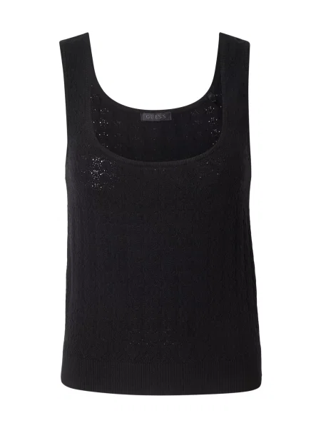GUESS Top brodat NINA' negru