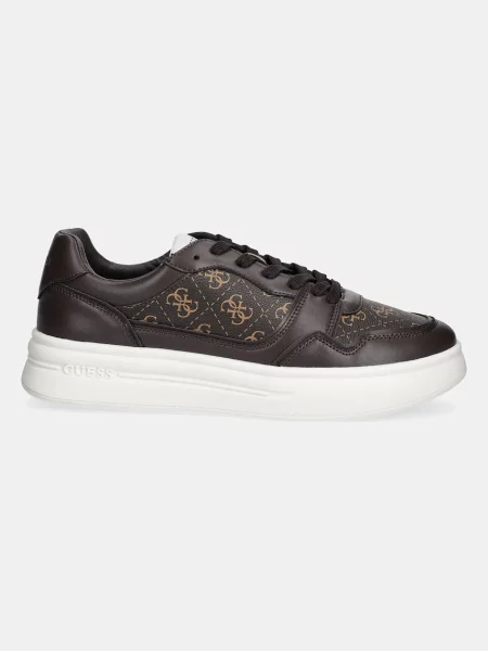 Sneakersy Guess brązowe