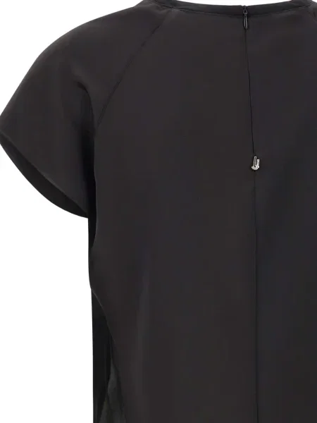 Top Liu Jo din satin scurt negru