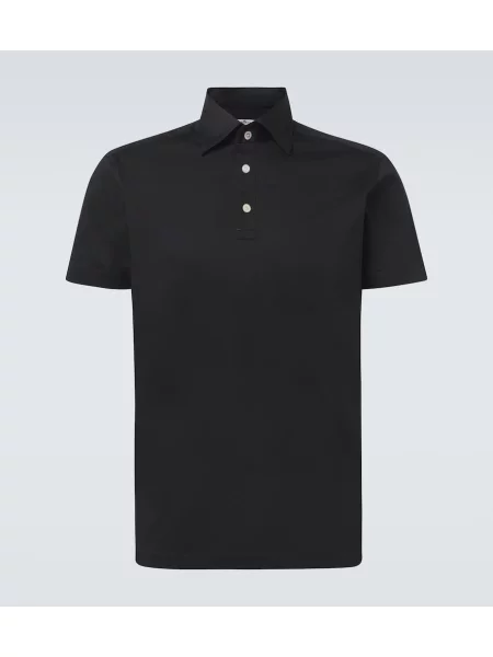 Tricou polo Kiton negru