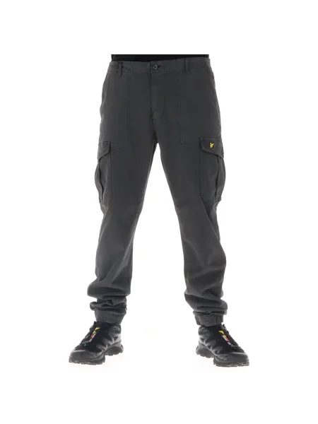 Pantaloni cargo Lyle & Scott negru