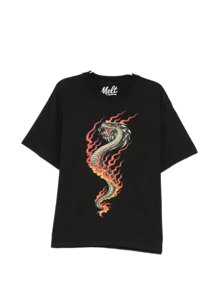 Tricou Melt cu imagine gri
