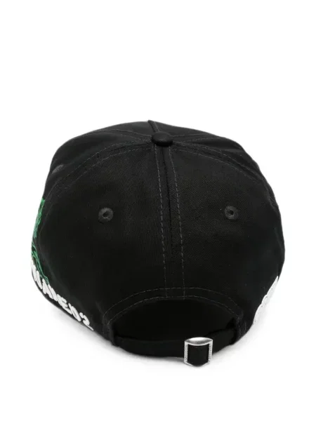 Șapcă Dsquared2 zdrențuiți negru