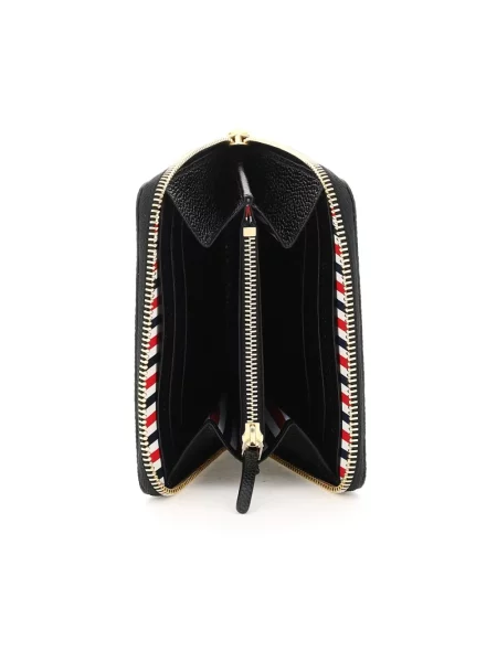 Portfel Thom Browne skórzany czarny
