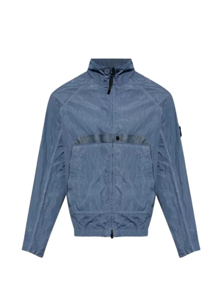 Ușor geacă Stone Island cu strasuri albastru