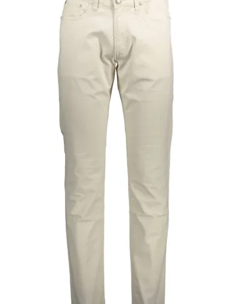Pantaloni Gant alb