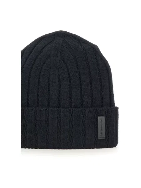 Czapka Emporio Armani wełniana czarna