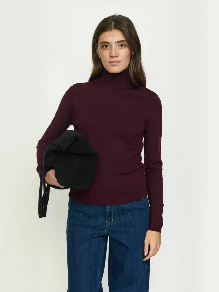 Soft Rebels Pulover SRMarla vin roșu