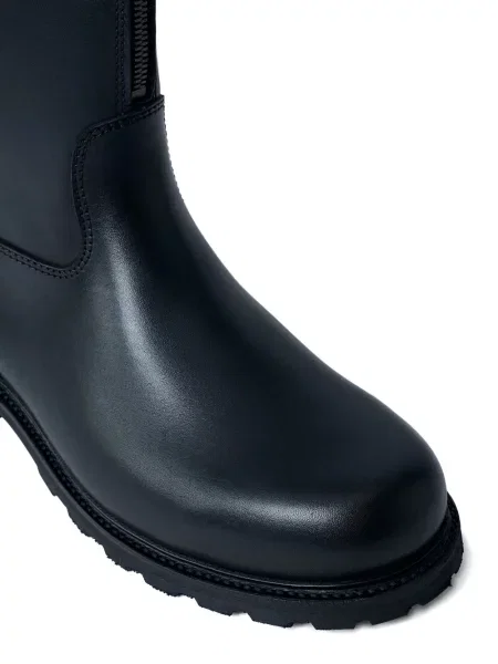 Botine Rier din piele negru