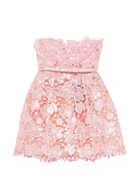 Rochie mini Retrofete de costum roz