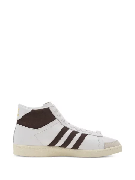 Lung tricou Adidas cu mâneci scurte cu decolteu în V maro
