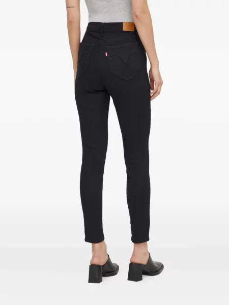 Retro lepršave traperice Levi's® lepršave s izlizanim efektom plava