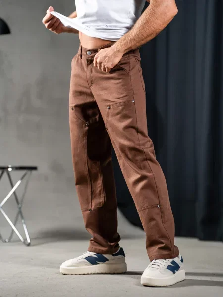 Штани повсякденні TeamV коричневий