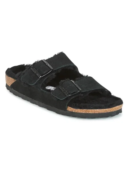 BIRKENSTOCK Arizona Shearling SL Narrow flip-flopok Arizona Shearling SL Narrow fekete