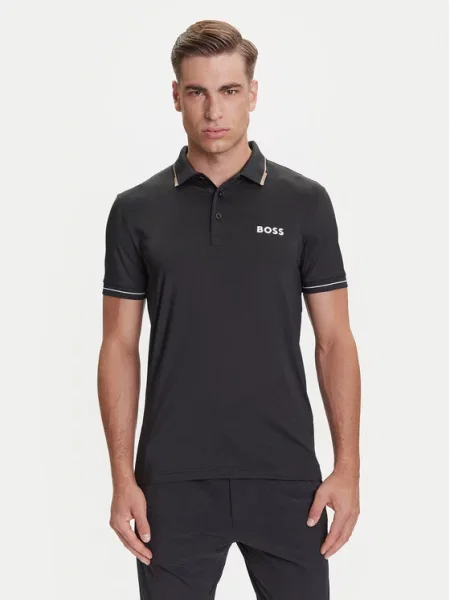BOSS Polo marškinėliai Paul Pro juoda