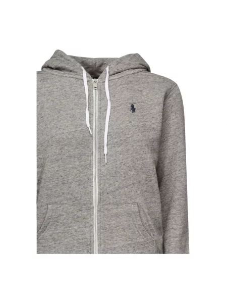 Polo Ralph Lauren bluza z kapturem melanżowa szary