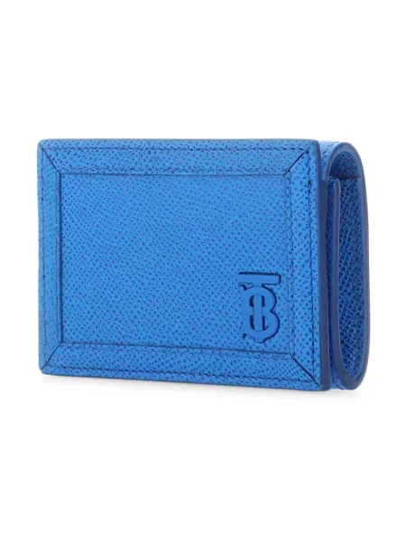 Portfel Burberry skórzany niebieski