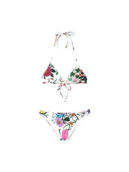 Bikini Gucci z dżerseju biały