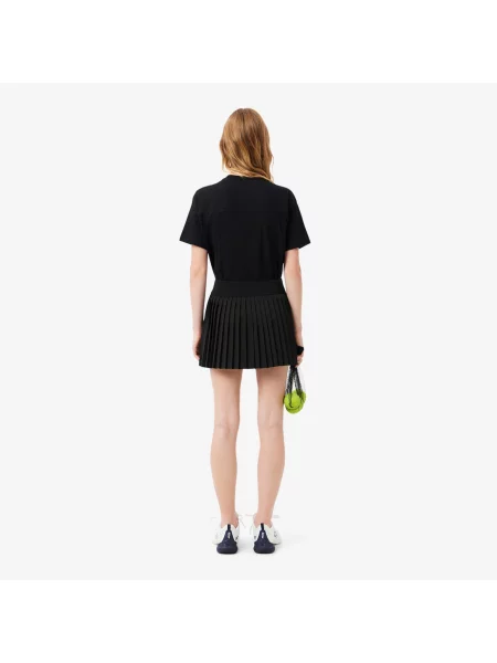 Lacoste Spódniczka Tenisowa Ultra Dry Z Szortami czarna