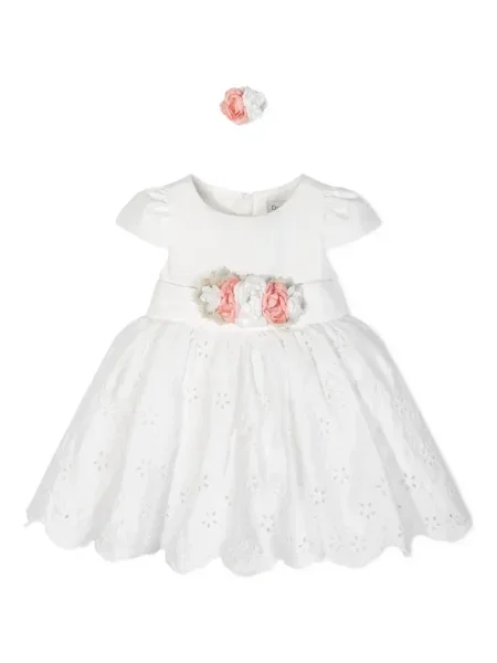 Рокля Dress & Fleur бяло