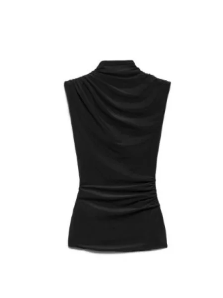 Top Aniye By bez rękawów czarny