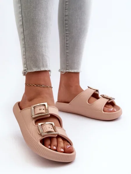 Papuci de casă Kesi bej