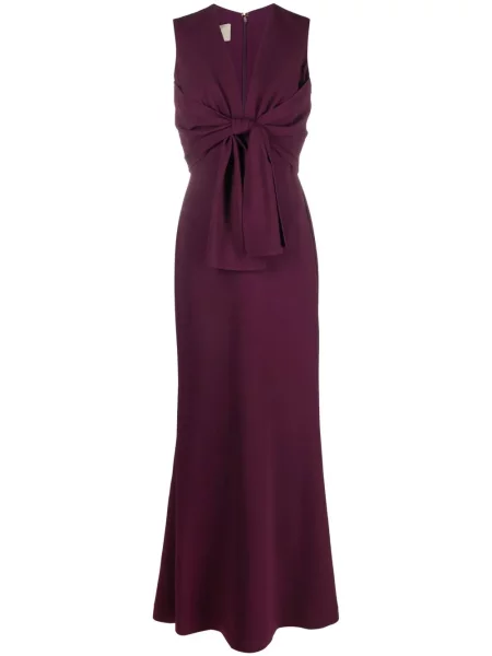 Rochie fără mâneci Elie Saab fără mâneci cu decolteu în V de costum