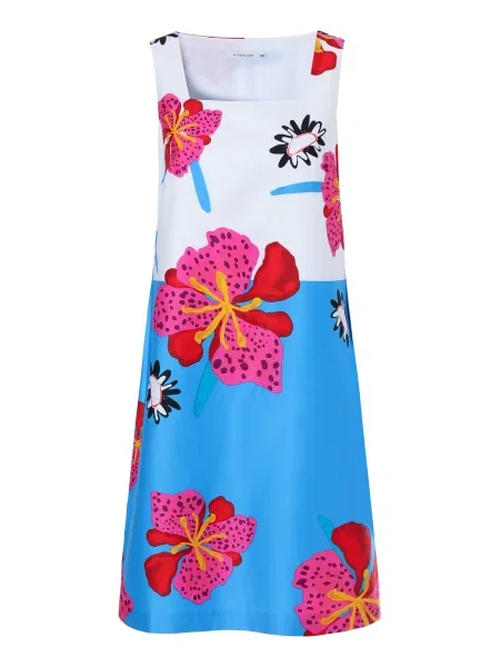 TATUUM Rochie ROKNA albastru / roz / roșu / negru alb