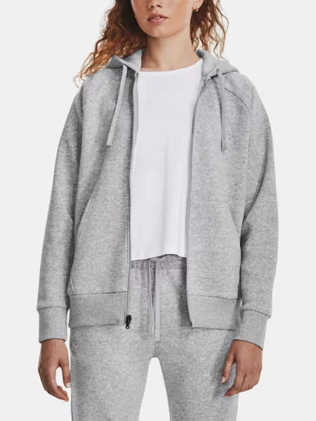 Hoodie Under Armour iz flisa siva