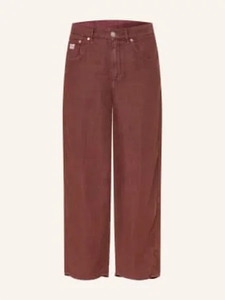 Herrlicher Spodnie Barrow Z Lnem rot