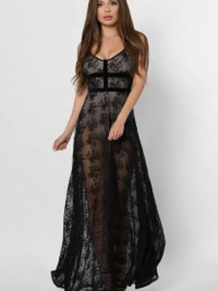 CARICA Сукня максі чорний