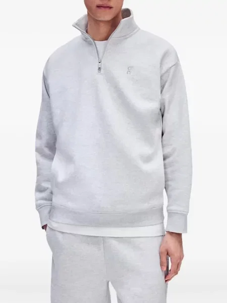 Mikina na zips On sivá
