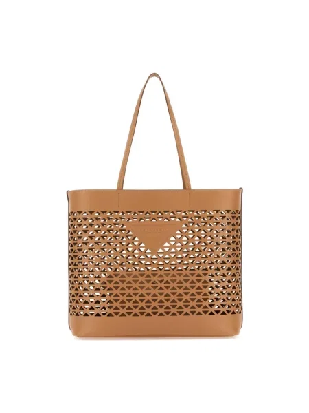 Torebka Prada skórzana beżowa