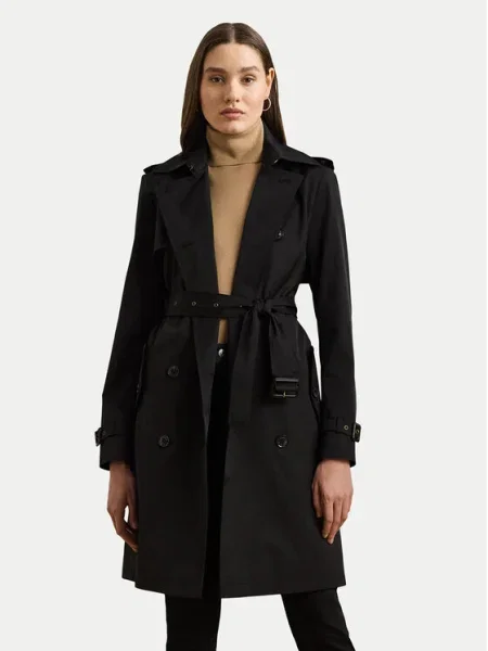 Lauren Ralph Lauren Prechodný kabát čierna