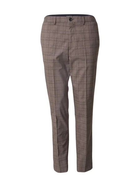 SCOTCH & SODA Pantaloni cu dungă cappuccino maro