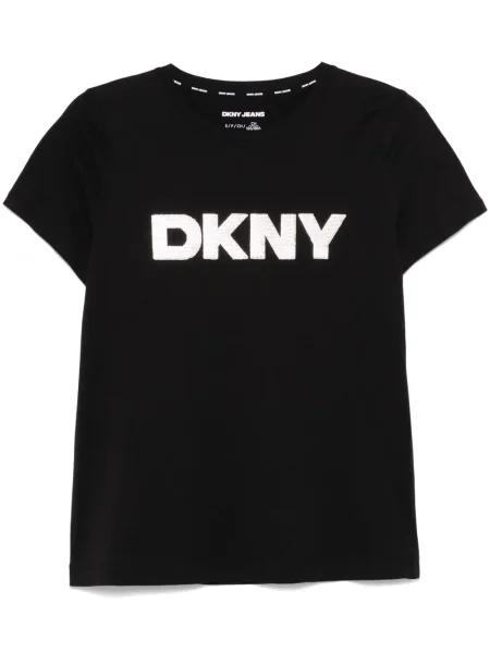Tricou Dkny cu paiete negru