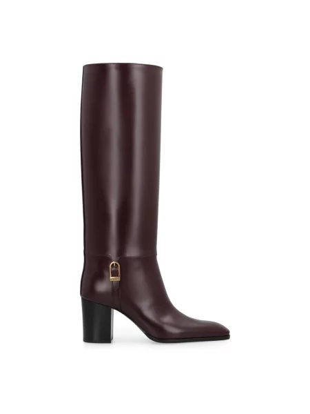 Botki Saint Laurent czerwone