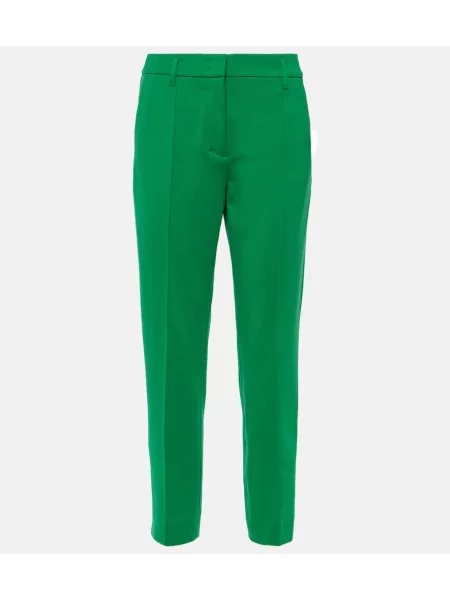 Pantaloni Dorothee Schumacher cu talie înaltă verde