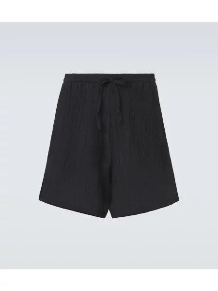 Pantaloni scurți Umit Benan de in negru