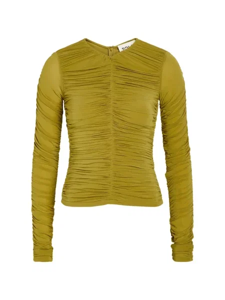 Bluzka Tove z falbankami zielona