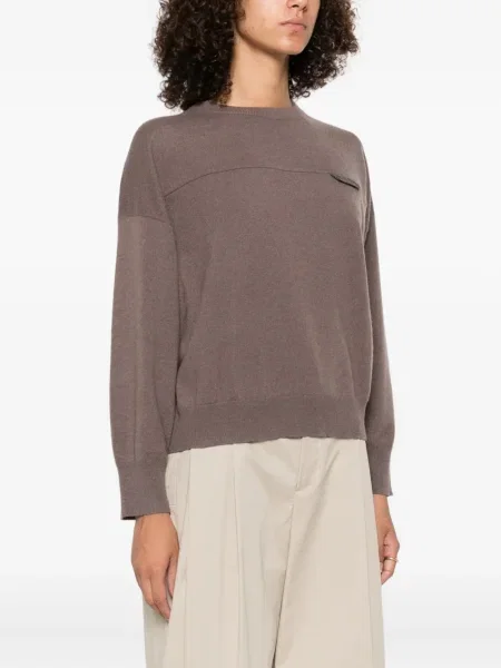 Pulover Brunello Cucinelli maro