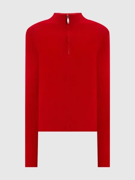 Джемпер з вовни з логотипом Max & Co червоний