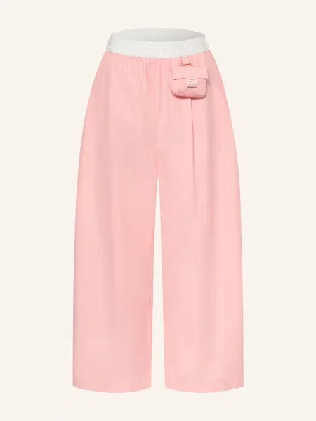 Fendi Kalhoty růžová bílá