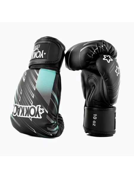 Рукавиці боксерські YOKKAO Power Boxing black чорні