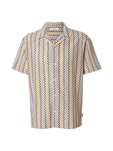 JACK & JONES Košile JORMONTAUK opálová / citronová / vínově červená bílá
